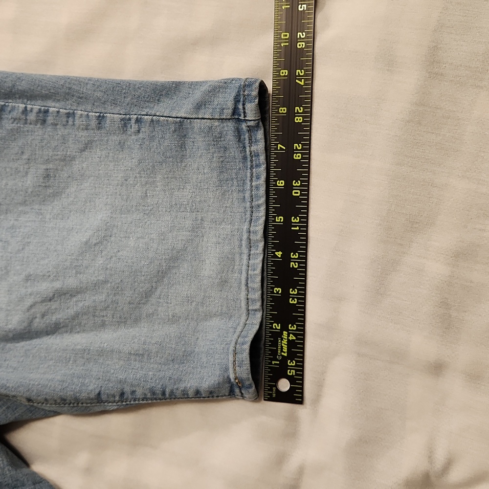 Levi's Classic Bermuda Shorts women's 32 blue denim red tab - Picture 15 of 15